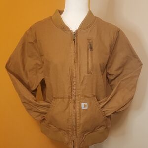 Carhartt Tan Zip-Up Jacket Youth XL(16-18)